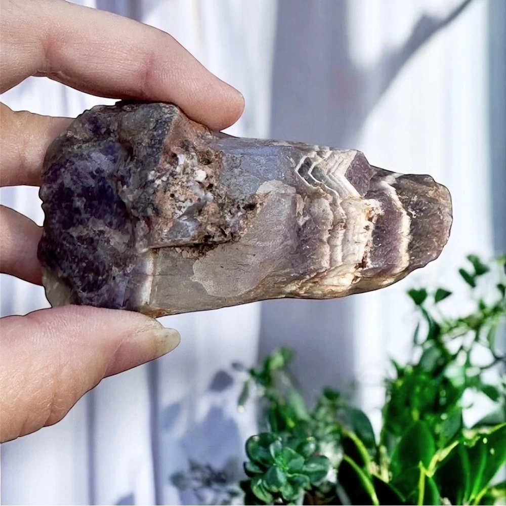 AURALITE Chevron Amethyst Super 23 Dream Amethyst Natural Wand Large Healing